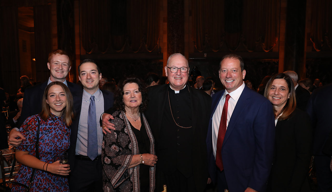 Cardinal Dolan and guests at Lawyers Committee Luncheon